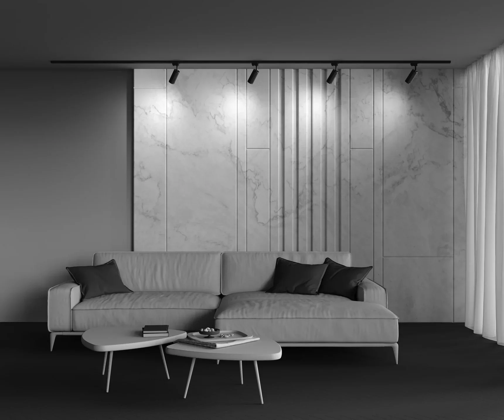 Трековый светильник Focus Design Unity GU10 10Вт, TR011-1-GU10-B