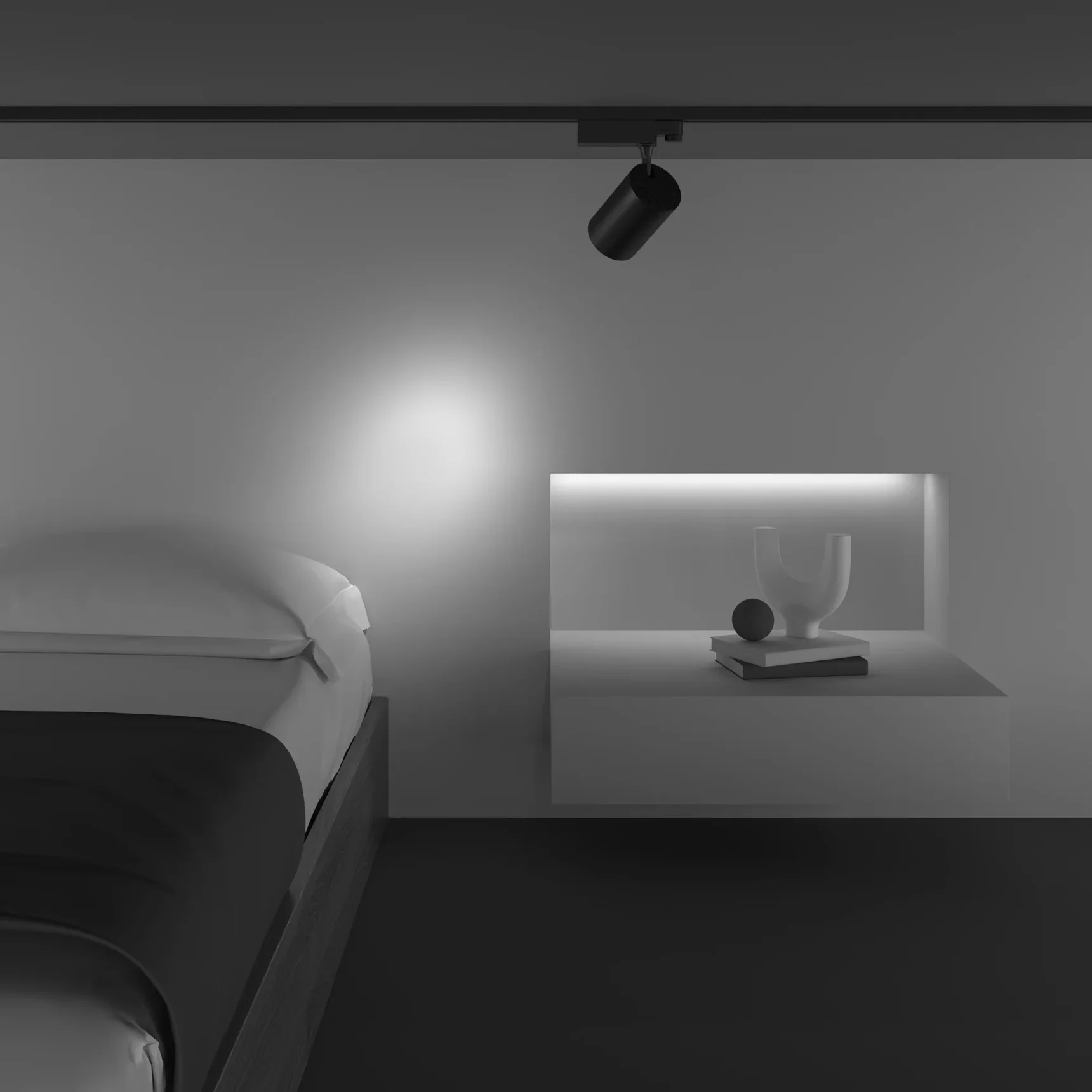 Трековый светильник Vuoro Trinity 4000K 20Вт 24°, TR029-3-20W4K-S-B