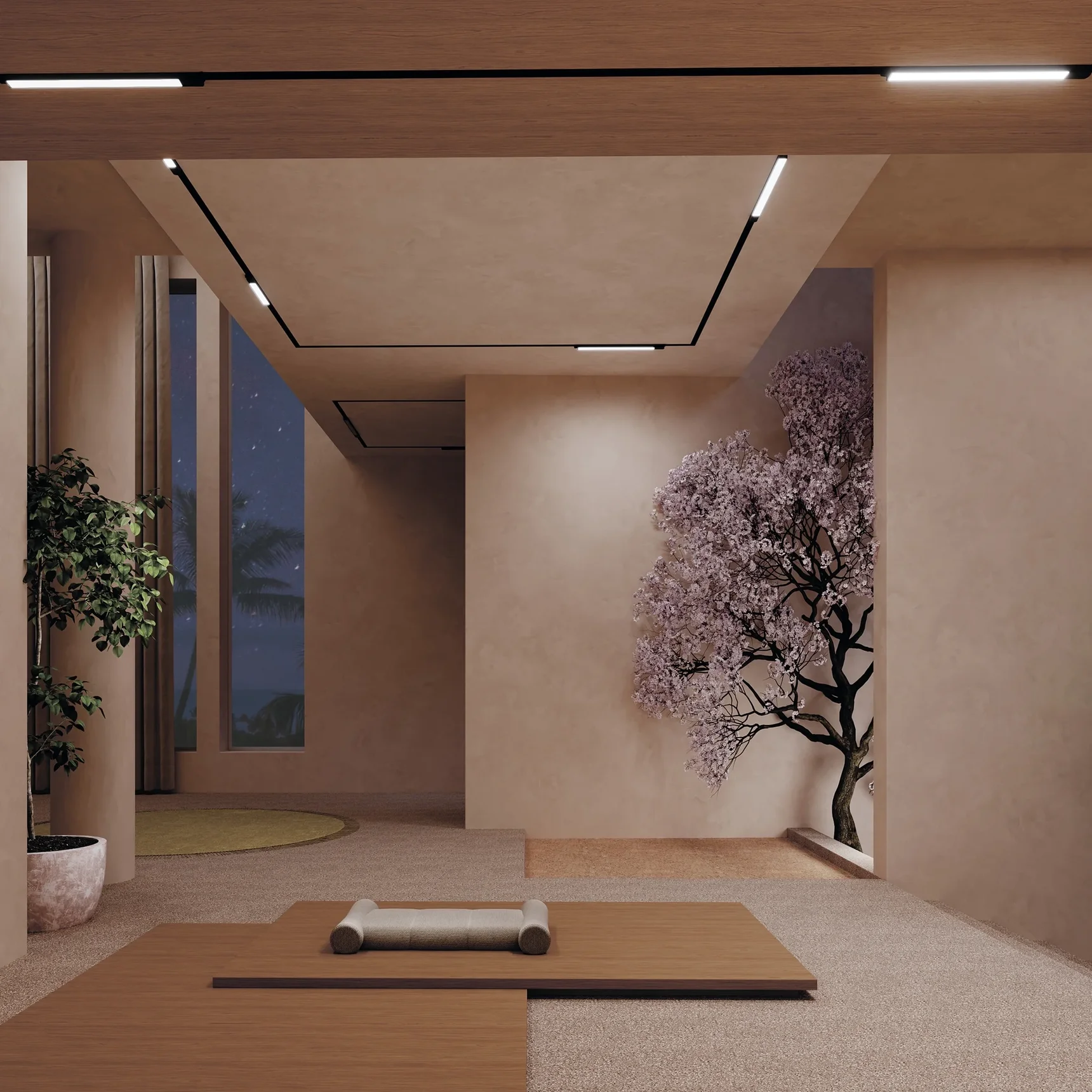 Трековый светильник Basis Gravity 4000K 7Вт 120°, TR074-2-7W4K-B