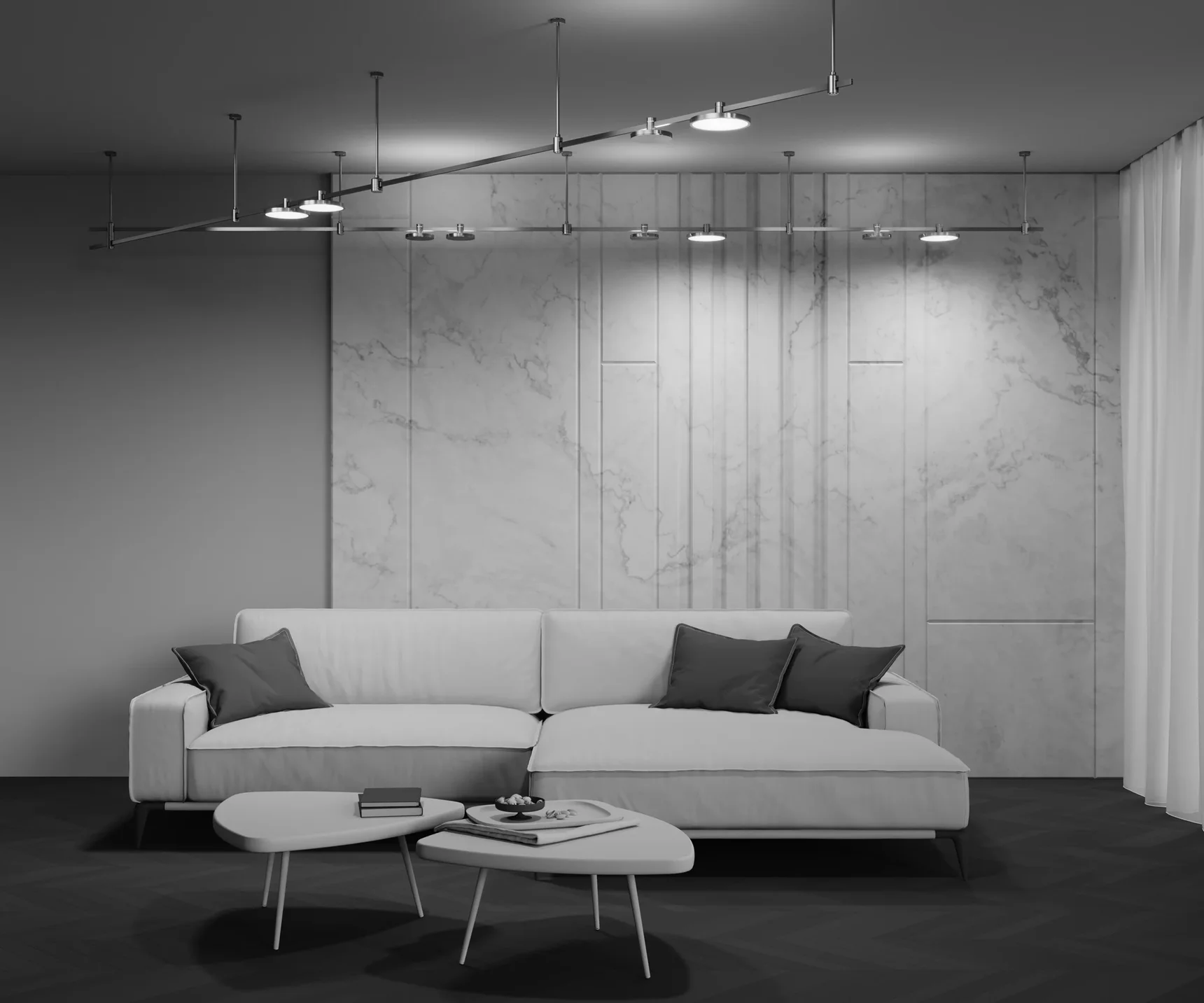 Трековый светильник Plato Flarity 3000K 10Вт 120°, TR153-1-10W3K-PT