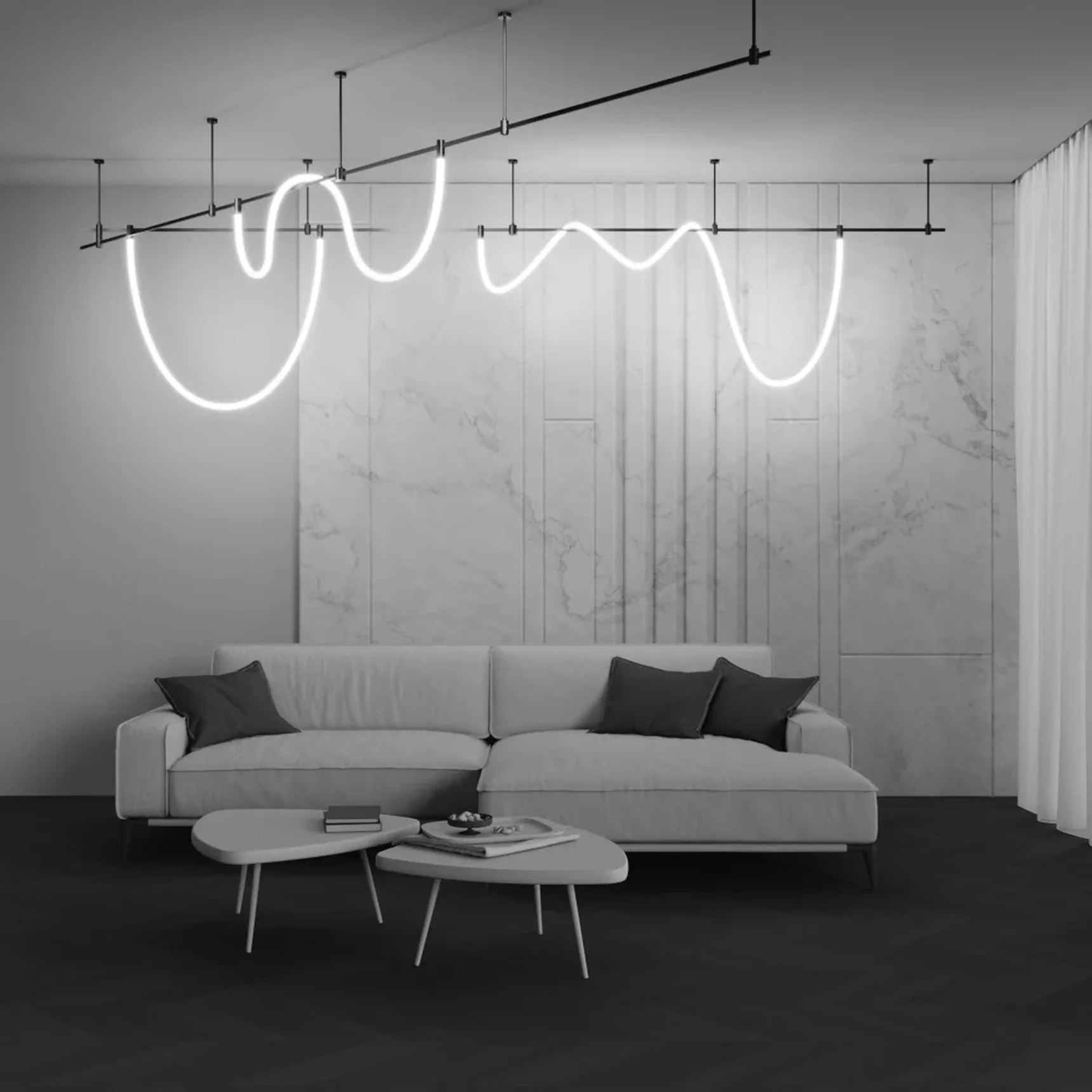 Трековый светильник Tau Flarity 4000K 27Вт 360°, TR154-1-27W4K-B