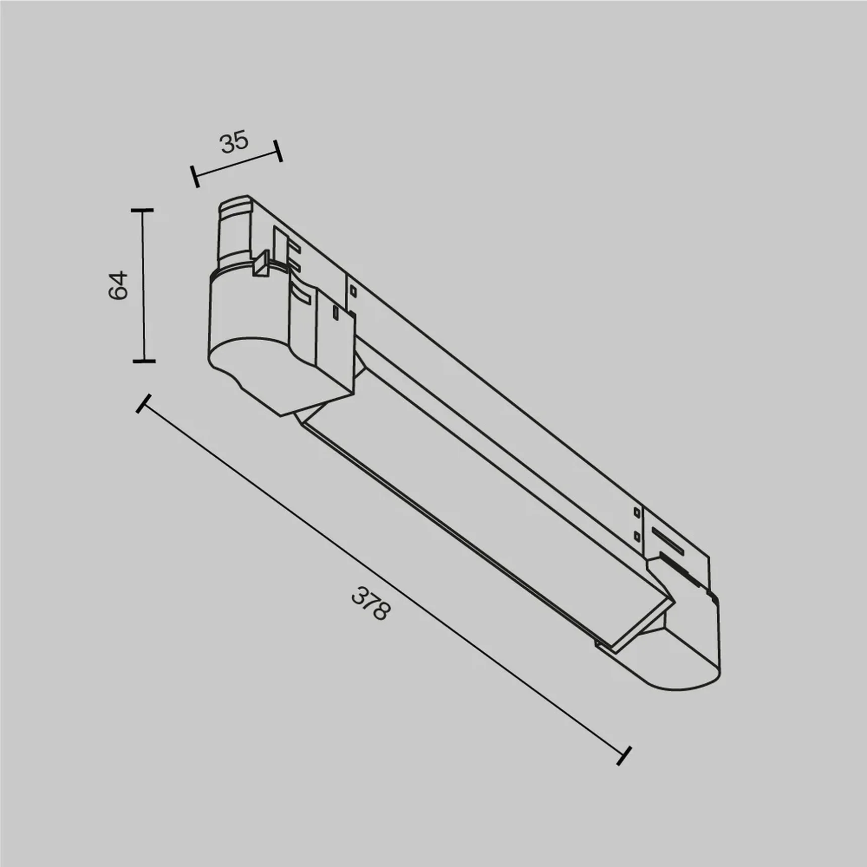 Трековый светильник Basis Trinity 2700K 10Вт 120°, TR196-3-10W2.7K-W