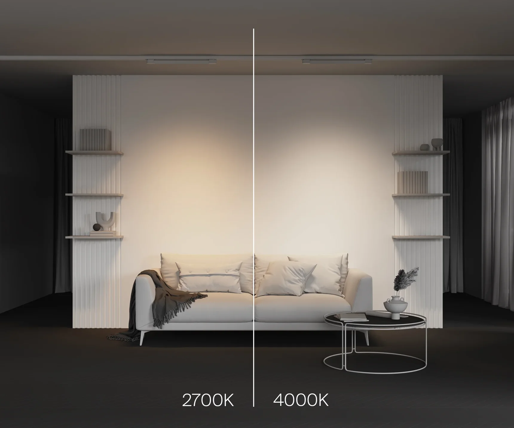 Трековый светильник Basis Trinity 2700K 20Вт 120°, TR196-3-20W2.7K-W