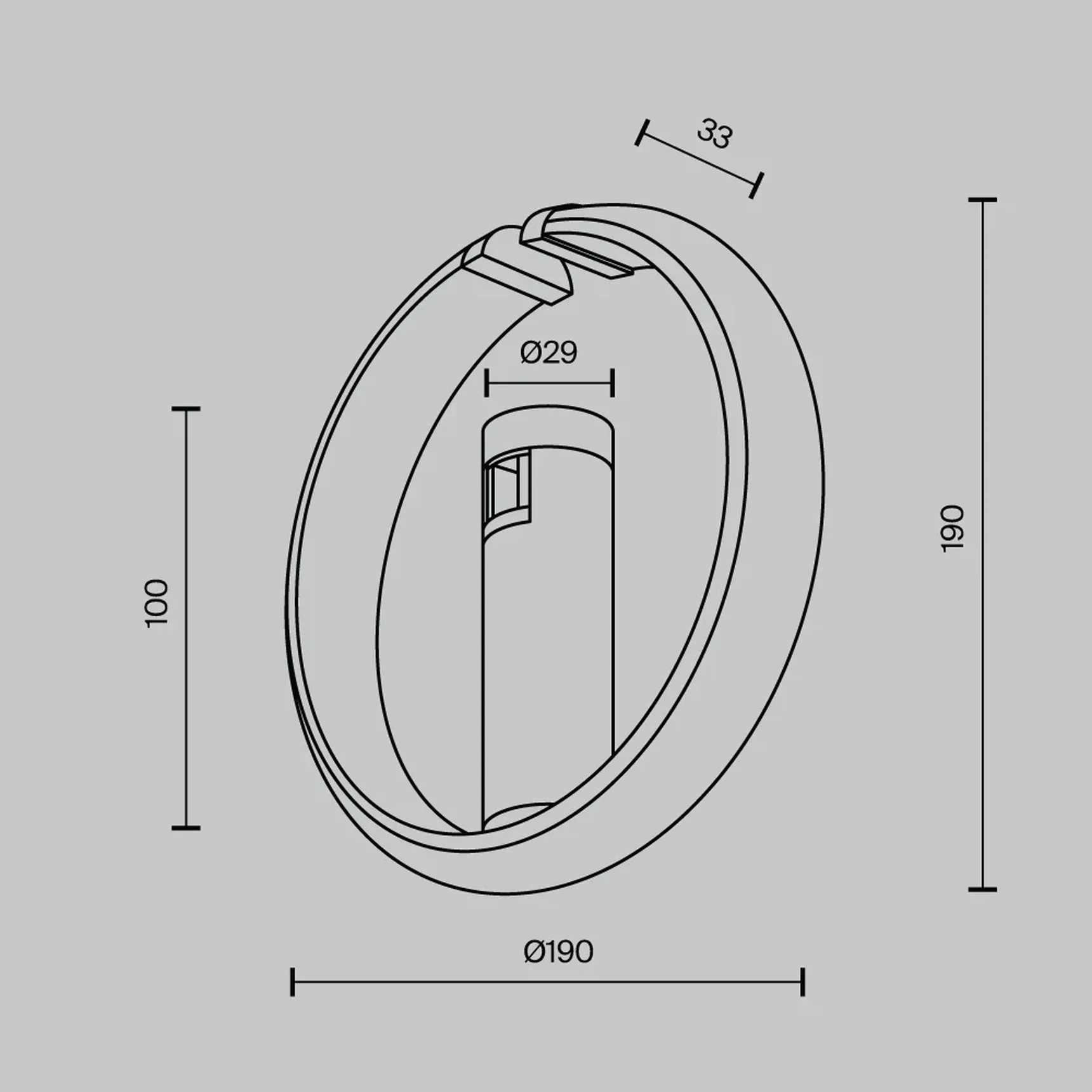 Трековый светильник Zero Flarity 3000K 10Вт 180°, TR230-1-10W3K-BS