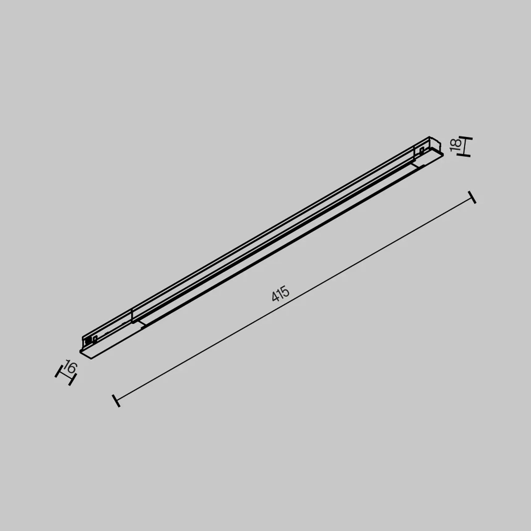 Трековый светильник, TR231-2-10W4K-B