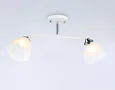 Светильник подвесной TR303001/2 WH/CH/FR белый/хром/белый матовый E27/2 max 40W 560*140*240
