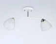 Светильник подвесной TR303001/2 WH/CH/FR белый/хром/белый матовый E27/2 max 40W 560*140*240