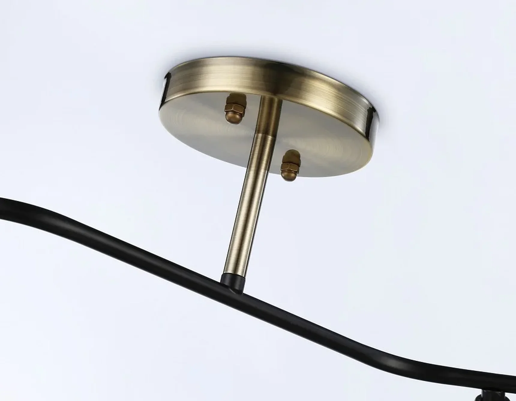 Светильник подвесной TR303008/2 SB/BK/SM бронза/черный/дымчатый E27/2 max 40W 560*140*240