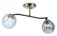 Светильник подвесной TR303008/2 SB/BK/SM бронза/черный/дымчатый E27/2 max 40W 560*140*240