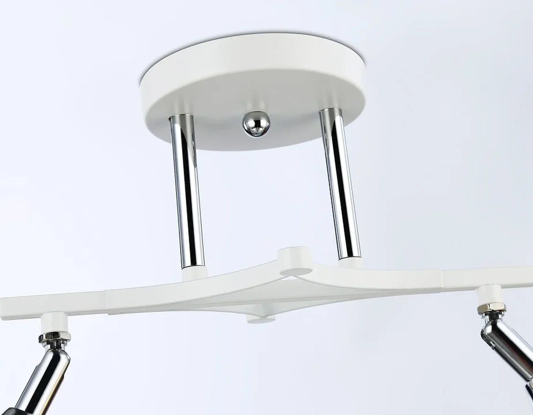 Светильник подвесной TR303062/2 WH/CH/FR белый/хром/белый матовый E27/2 max 40W 560*145*260