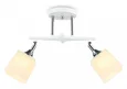 Светильник подвесной TR303062/2 WH/CH/FR белый/хром/белый матовый E27/2 max 40W 560*145*260