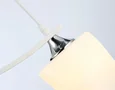 Светильник подвесной TR303154/2 WH/CH/FR белый/хром/белый матовый E27/2 max 40W 640*115*410