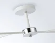 Светильник подвесной TR303201/2 WH/CH/FR белый/хром/белый матовый E27*2 max 60W 470*370*260