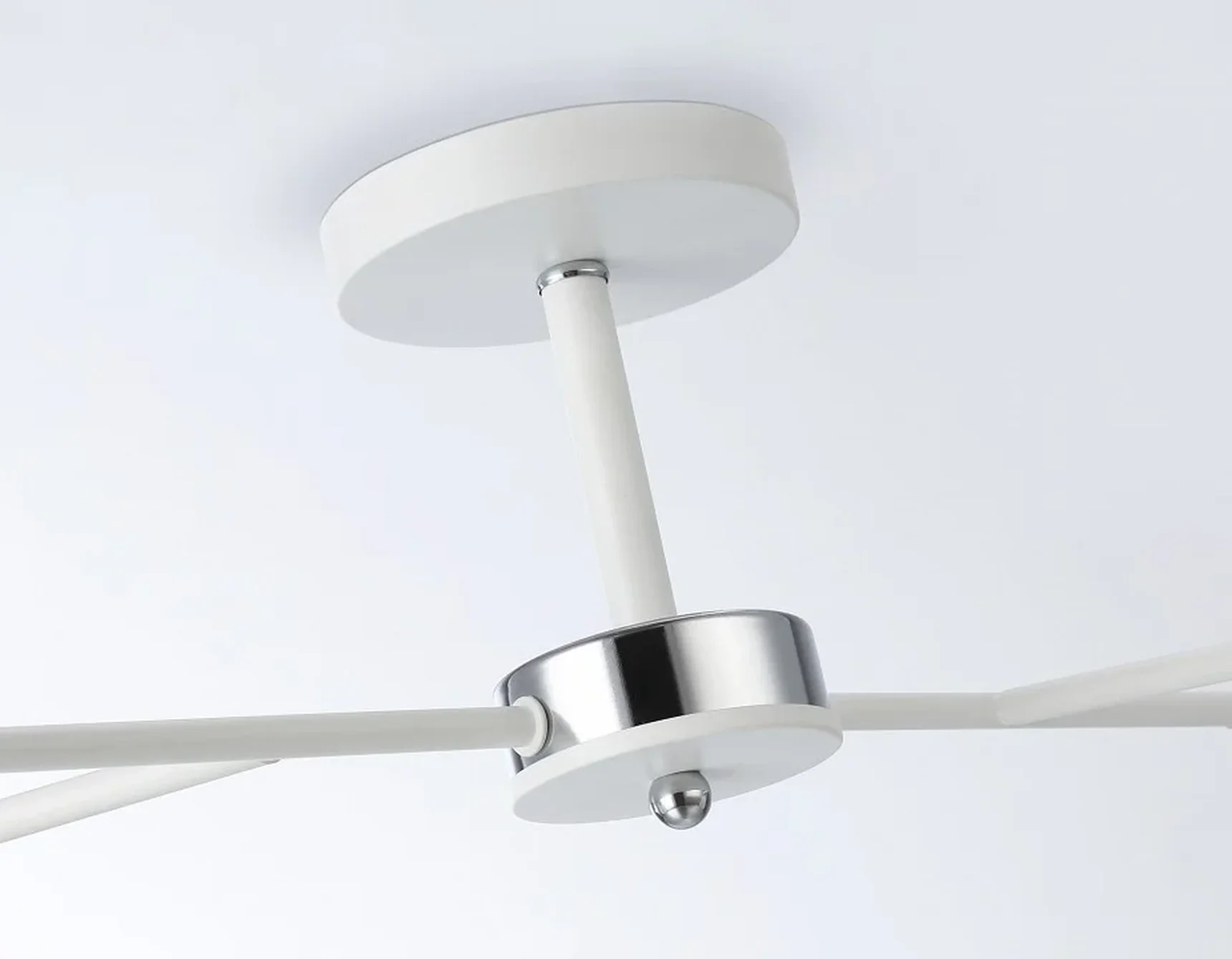 Светильник подвесной TR303201/2 WH/CH/FR белый/хром/белый матовый E27*2 max 60W 470*370*260