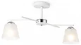 Светильник подвесной TR303201/2 WH/CH/FR белый/хром/белый матовый E27*2 max 60W 470*370*260