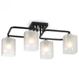 Светильник потолочный TR303222/4 BK/CH/FR черный/хром/белый матовый E27*4 max 60W 530*290*220