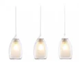 Подвесной светильник TR3536/3 WH/CL/FR белый/прозрачный/белый матовый E27*3 max 40W 640*120*820