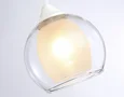Подвесной светильник TR3538 WH/CL/FR белый/прозрачный/белый матовый E27 max 40W D130*800