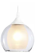 Подвесной светильник TR3538 WH/CL/FR белый/прозрачный/белый матовый E27 max 40W D130*800