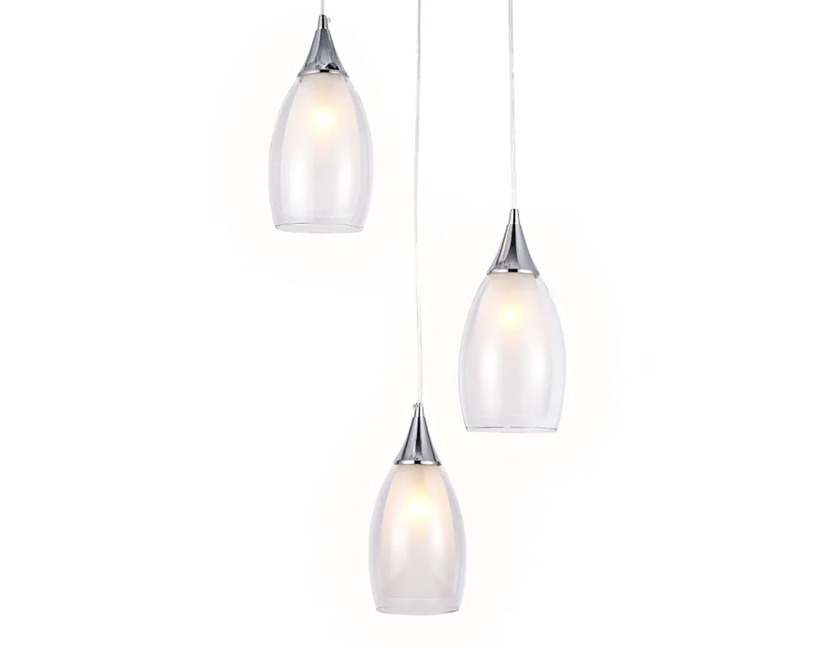 Подвесной светильник TR3548/3 CH/CL хром/прозрачный E14 max 40W 370*130*1000