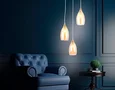 Подвесной светильник TR3549/3 GD/TI золото/янтарь E14 max 40W 370*130*1000