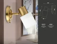 Накладной спот с выключателем TR3967 BS/FR латунь/белый матовый E27 max 40W 140*80*194
