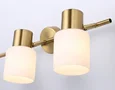 Настенно-потолочный спот TR3972/3 BS/FR латунь/белый матовый E27*3 max 40W 460*80*140