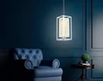 Подвесной светильник с хрусталем TR5042 WH/CL белый/прозрачный E14/1 max 40W 180*180*760