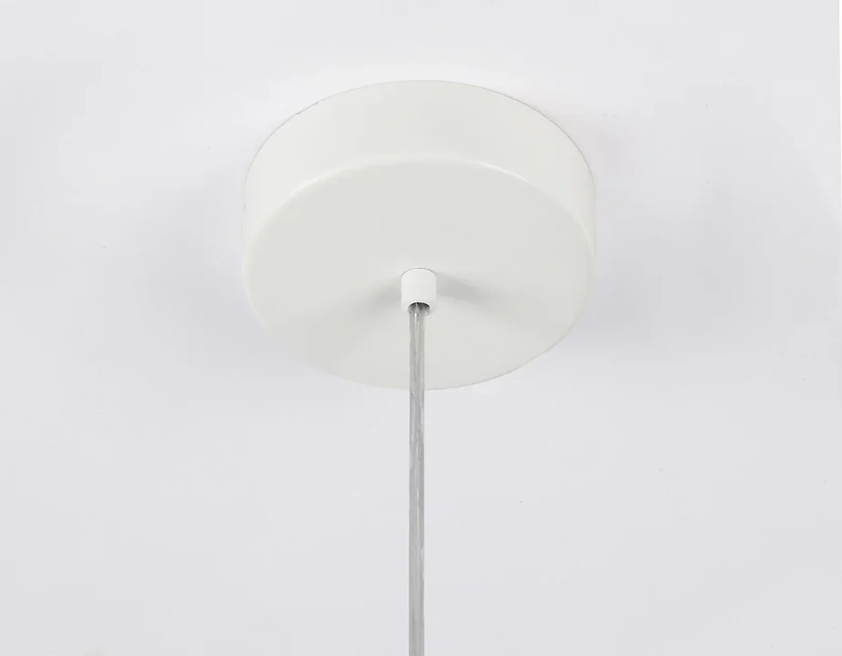 Подвесной светильник с хрусталем TR5042 WH/CL белый/прозрачный E14/1 max 40W 180*180*760