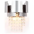 Настенный светильник с хрусталем TR5250/2 SL/CL серебро/прозрачный E14/2 max 40W 270*240*150