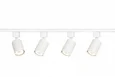 Комплект ЭРА TR70-SET4-GU10-WH трековых светильников однофазных 4 шт под лампу с шинопроводом 80 см белый