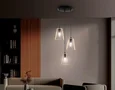 Подвесной светильник в стиле лофт TR80499/3 BK/LW черный/светлое дерево E14/3 max 60W D350*1000