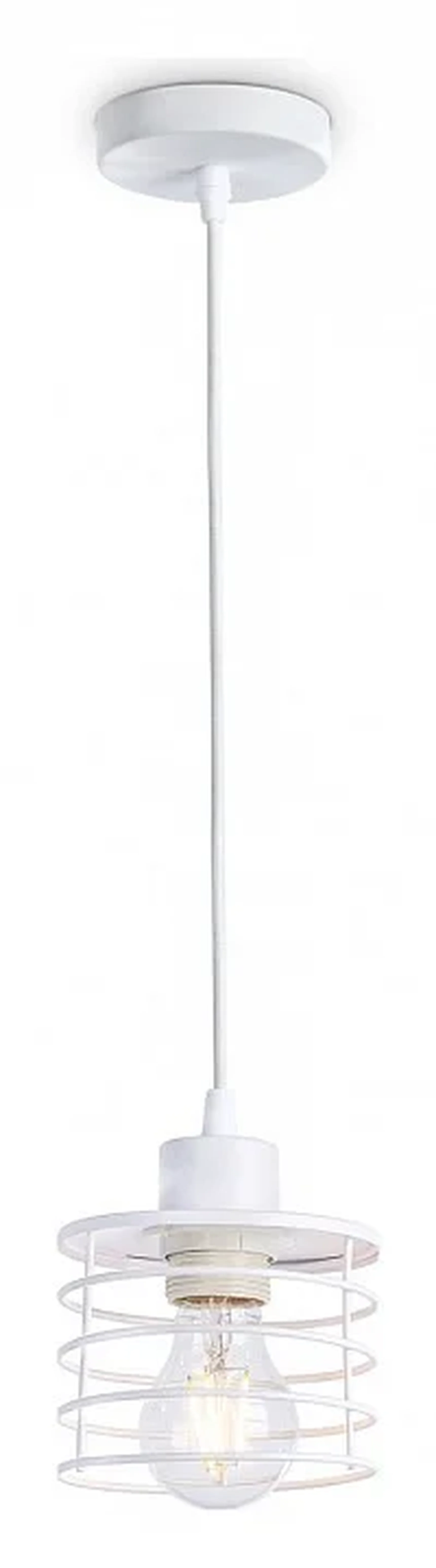 Подвесной светильник в стиле лофт TR8065 WH белый E27 max 40W D120*950