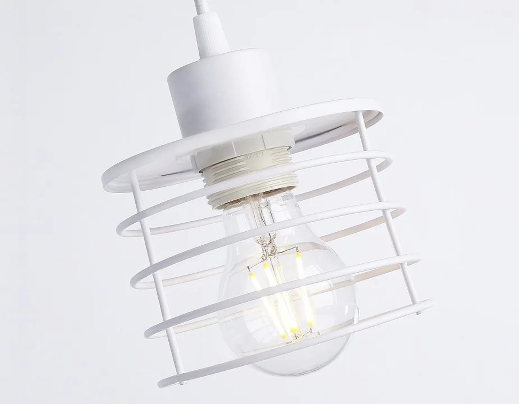 Подвесной светильник в стиле лофт TR8065 WH белый E27 max 40W D120*950