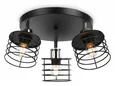 Потолочный светильник в стиле лофт TR8092/3 BK/CH черный/хром E27*3 max 40W D372*190