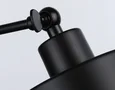 Накладной спот с выключателем в стиле лофт TR8137 BK черный E27 max 40W D120*290