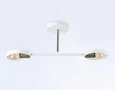 Подвесной светильник со сменной лампой TR8222/2 WH/SB белый/бронза E27/2 max 40W 510*165*190