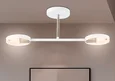 Подвесной светильник со сменной лампой TR8222/2 WH/SB белый/бронза E27/2 max 40W 510*165*190