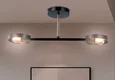 Подвесной светильник со сменной лампой TR8225/2 BK/SB черный/бронза E27/2 max 40W 510*165*190