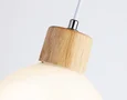 Подвесной светильник со сменной лампой TR83133 LW/FR светлое дерево/белый матовый E27 max 40W D180*1040