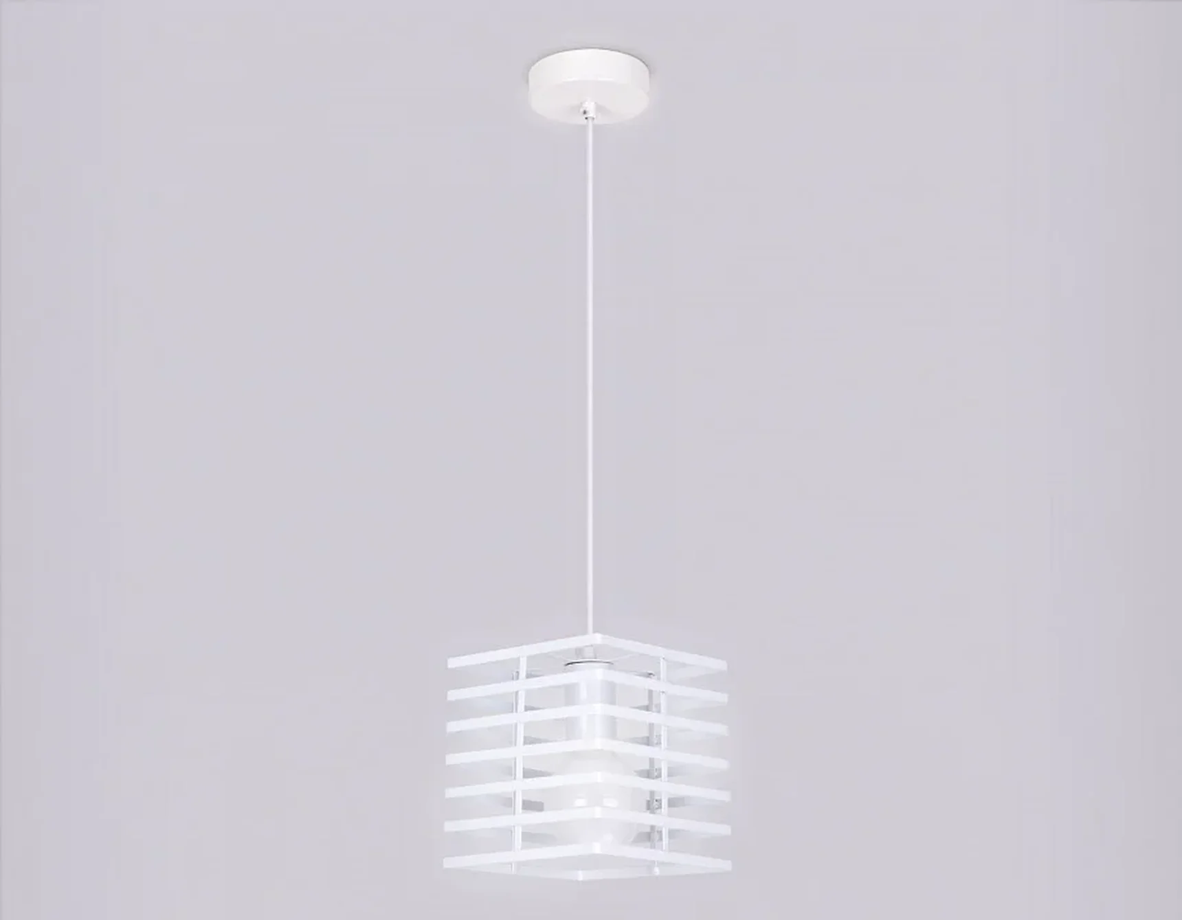Подвесной светильник в стиле лофт TR8410 WH белый E27 max 60W 160*160*950