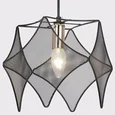 Подвесной светильник в стиле лофт TR8421 BK/GD черный/золото E14 max 40W D285*1000