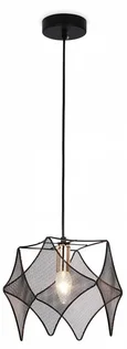 Подвесной светильник в стиле лофт TR8421 BK/GD черный/золото E14 max 40W D285*1000