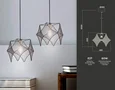 Подвесной светильник в стиле лофт TR8421 BK/GD черный/золото E14 max 40W D285*1000