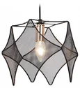 Подвесной светильник в стиле лофт TR8421 BK/GD черный/золото E14 max 40W D285*1000