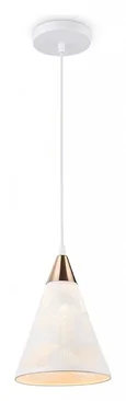 Светильник подвесной TR8429 WH/FGD белый/золото E27 max 40W D180*800