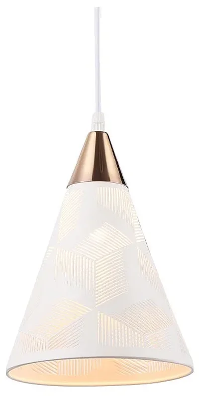 Светильник подвесной TR8429 WH/FGD белый/золото E27 max 40W D180*800