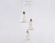 Светильник подвесной TR8433/3 WH/FGD белый/золото E27/3 max 40W D360*800