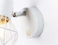 Накладной светильник с выключателем TR8626 WH/CH белый/хром E27 max 40W 115*91*150