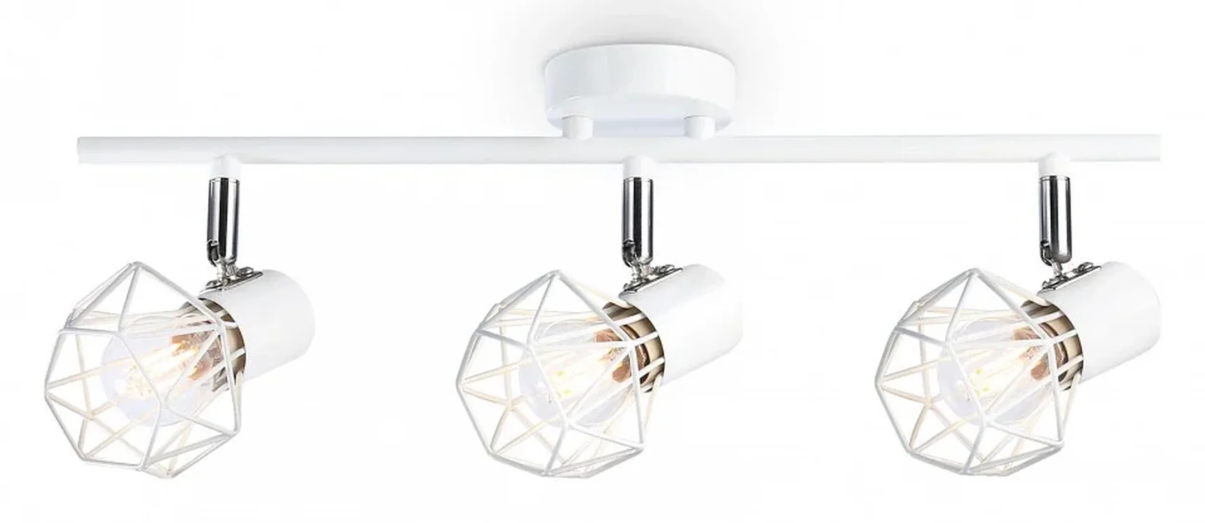 Накладной светильник TR8631/3 WH/CH белый/хром E27*3 max 40W 460*91*175